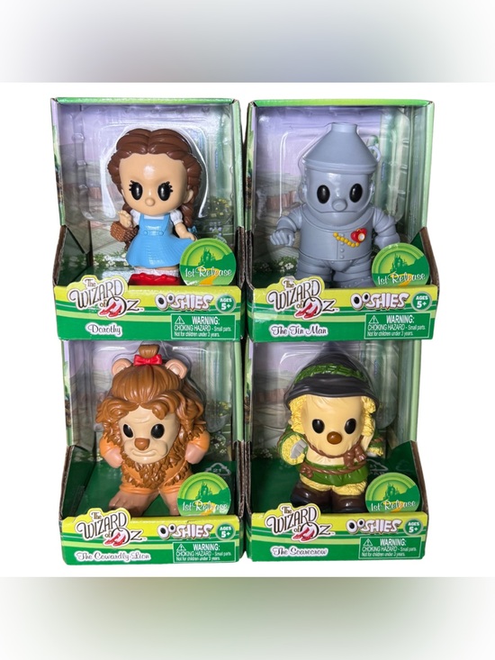 Ooshies Other - Wizard of Oz Ooshies Complete 4 Figure Set NIP